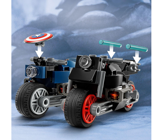 LEGO Marvel 76260 Motocykle Czarnej Wdowy i Kapitana Ameryki - 1144501 - zdjęcie 10